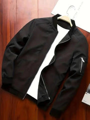 Black Bomber Jacket - Modern Icon