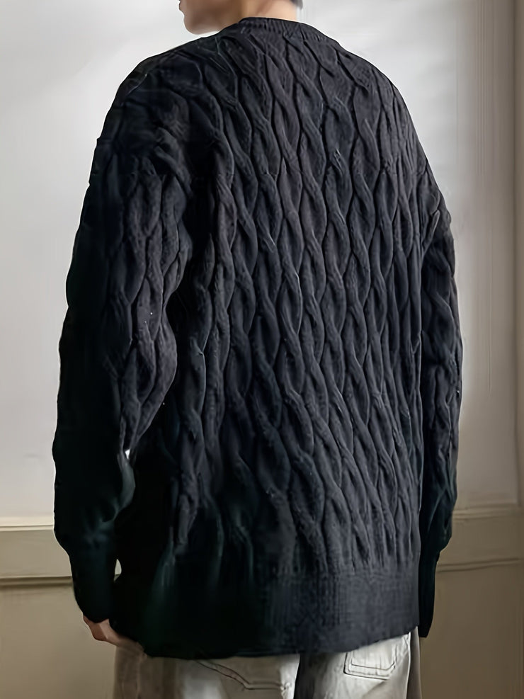 Oversized Crew Neck Sweater - Modern Icon